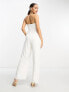 Фото #2 товара Forever New Petite strapless jumpsuit in ivory