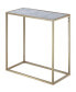 Фото #1 товара Gold Coast Faux Marble Chairside End Table