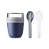 Lunchpot mit Besteckset Ellipse 4er Set