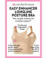 ფოტო #3 პროდუქტის Plus Size Easy Enhancer Wireless Longline Posture Bra