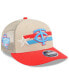 ფოტო #1 პროდუქტის Men's Tan/Coral Minnesota Twins 2024 MLB All-Star Game Meshback Low Profile 9FIFTY Snapback Hat