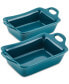 Фото #1 товара Ceramics Rectangular Au Gratin Set, 2-Piece