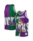 Фото #1 товара Men's Ray Allen Hunter Green and Purple Milwaukee Bucks Sublimated Player Tank Top