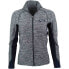 Фото #1 товара SHOEBACCA Heather Colorblock Layering Jacket Womens Grey Casual Athletic Outerwe