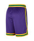 ფოტო #3 პროდუქტის Men's Purple Utah Jazz 2023/24 Classic Edition Hardwood Classics Performance Swingman Shorts