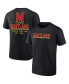 Фото #2 товара Men's Black Maryland Terrapins Game Day 2-Hit T-shirt