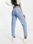 Фото #3 товара Levi s high waisted mom jean in mid wash blue