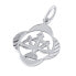 Фото #2 товара Silver pendant zodiac sign Libra - four-leaf clover SILVEGOB10281S10