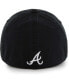 ფოტო #2 პროდუქტის Men's Black Atlanta Braves Crosstown Classic Franchise Fitted Hat