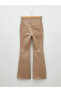 Фото #7 товара Плотные брюки Normal Bel Slim Fit с деталями на манжетах для женщин LC WAIKIKI