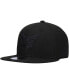 Фото #1 товара Men's Charlotte Hornets Black On Black 9FIFTY Snapback Hat