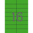 Этикетки для принтера Apli Зеленый 105 x 37 mm
