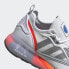 adidas originals ZX 2K Boost 防滑耐磨轻便 低帮 运动休闲鞋 男女同款 白蓝