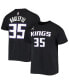 Фото #2 товара Men's Black Sacramento Kings 2020/21 Statement Name and Number T-shirt