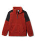 ფოტო #1 პროდუქტის Big Boys Rugged Ridge III Sherpa Half Zip Jacket