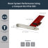 Фото #5 товара StarTech.com x4 PCI Express 3.0 to M.2 PCIe NVMe SSD Adapter - PCIe - M.2 - Full-height / Low-profile - PCI 3.0 - Red - 8 Gbit/s