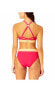 ფოტო #3 პროდუქტის Women's Colorblock Zip Longline Bra Swim Top