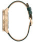 ფოტო #2 პროდუქტის Eco-Drive Men's Marvel Loki Green Leather Strap Watch 45mm