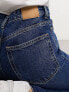 Фото #8 товара Weekday Rowe extra high waist regular fit straight leg jeans in nobel blue