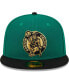 Фото #2 товара Men's Kelly Green, Black Boston Celtics Gameday Gold Pop Stars 59FIFTY Fitted Hat
