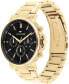 Фото #2 товара Часы Tommy Hilfiger Gold Tone Stainless Steel Watch 43mm