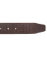 Фото #3 товара Men's Grid Tooled Embossed Leather Belt
