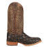 Фото #1 товара Durango Exotic Pirarucu Western Square Toe Cowboy Mens Brown Casual Boots DDB03