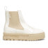 Фото #1 товара Puma Mayze Chelsea Jelly Platform Round Toe Womens White Casual Boots 39362603