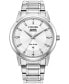 ფოტო #1 პროდუქტის Eco-Drive Men's Classic Stainless Steel Bracelet Watch 40mm