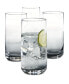 Фото #3 товара Ombre Grey Highball Glasses, Set of 4, Created for Macy's