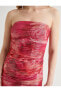 Фото #5 товара Вечернее платье Koton с драпировкой и яркими деталями, силуэт "Slim Fit"