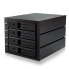 ICY BOX IB-564SSK - 3x 5.25" - Storage drive tray - 2.5" - SATA - SATA II - SATA III - Serial Attached SCSI (SAS) - Black - Aluminium - фото #1