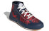 Кроссовки женские Adidas Stella McCartney Treino Mid Printed средний каблук_BLUE RED 36 - фото #4