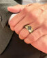 ფოტო #4 პროდუქტის Men's Chocolate Diamond & Nude Diamond Cluster Ring (1/2 ct. t.w.) in 14k Gold