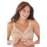 ფოტო #1 პროდუქტის Plus Size Easy Enhancer Front Close Wireless Posture Bra