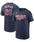 Men's Max Kepler Navy Minnesota Twins Name Number T-shirt