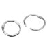 LIDERPAPEL Nickel-plated hinge ring n5 diameter 51 mm box of 10 units