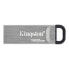 Фото #1 товара USB флеш-накопитель Kingston DataTraveler Kyson - 128 GB - 3.2 Gen 1 (3.1 Gen 1) - 200 MB/s - Capless - Silver