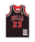 ფოტო #3 პროდუქტის Infant Boys and Girls Michael Jordan Black Chicago Bulls 1996/97 Hardwood Classics Authentic Jersey