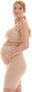Фото #9 товара Heart Mother Maternity Slip-Overbelly Briefs with Long Leg, Seamless Support, Over belly Shorts, Beige/Black, Pack of 1 and 2 - 5500