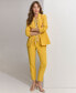 Фото #10 товара Women's Solid Single-Button Notched-Collar Blazer