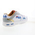 Фото #14 товара Fila Teratach 600 1BM01744-147 Mens White Leather Lifestyle Sneakers Shoes