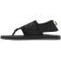 Фото #3 товара Sanuk Yoga Sling 3 Knit Slingback Womens Size 5 B Casual Sandals 1100351-BLK