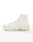 Фото #2 товара Calvin Klein Jeans lugged hi top trainers in triple white