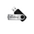 MEDIARANGE MR910-3 - 16 GB - USB Type-A - 2.0 - 17 MB/s - Swivel - Black - Silver