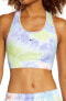 Фото #1 товара Топ спортивный Nike 280228 Dri-FIT Swoosh Tie Dye Bright Mango/Purple, размер X-Small