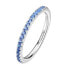 Fancy Freedom Blue Sparkling Silver Ring FFB65