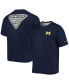 Фото #3 товара Men's Navy Michigan Wolverines Terminal Tackle Omni-Shade T-shirt