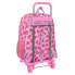 School Rucksack with Wheels Barbie Love Pink 33 x 42 x 14 cm