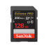 Фото #1 товара Карта памяти микро-SD с адаптером SanDisk Extreme PRO 128 Гб